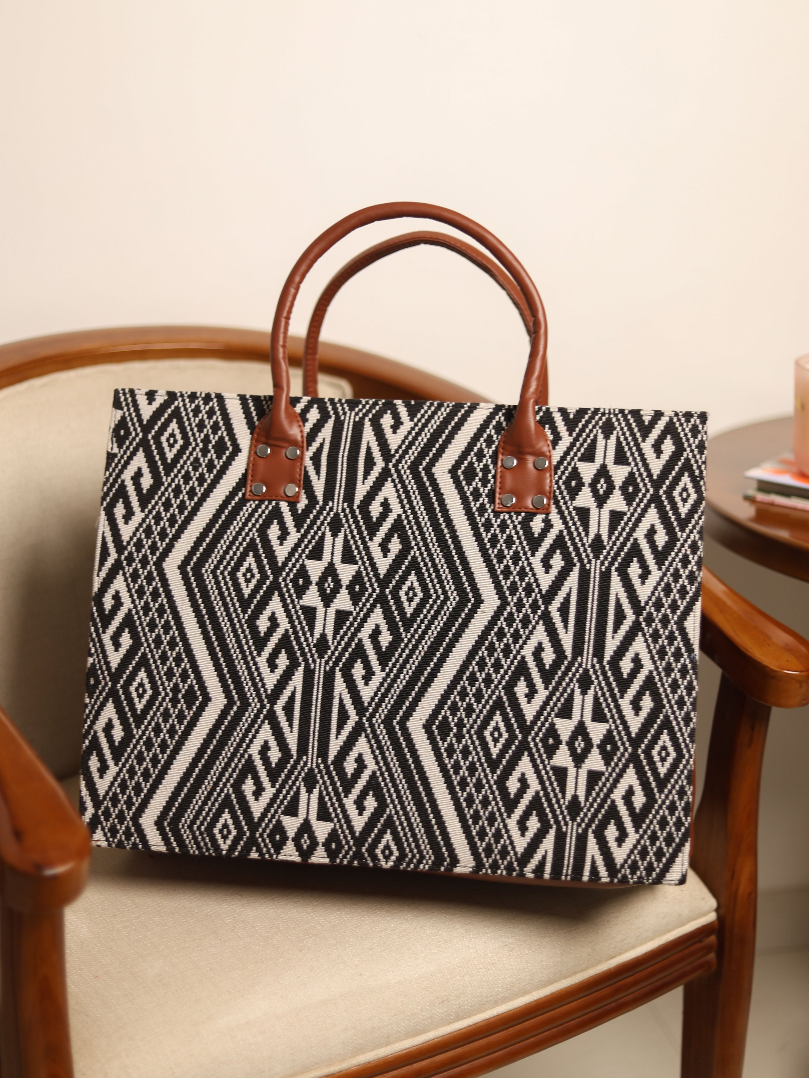 NiceG Black Cherry Tote Bags For Women & Girls